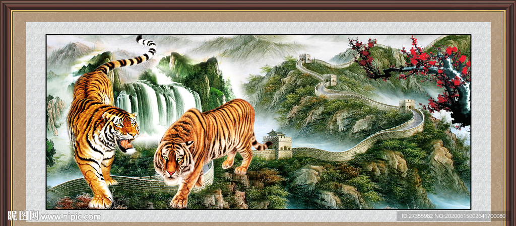 国画老虎