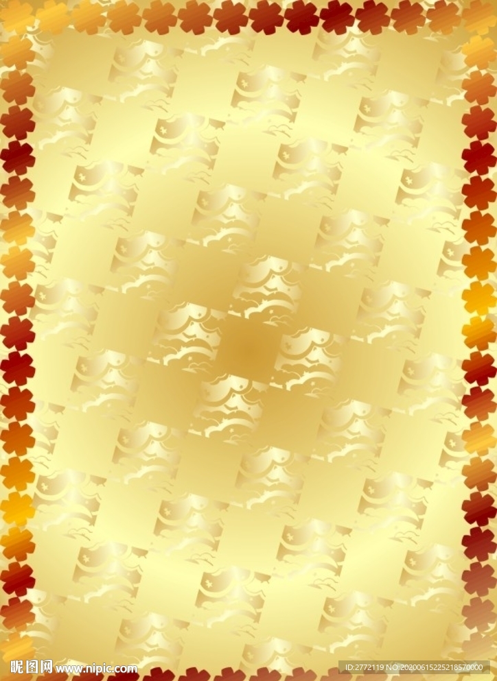 金盾牌 聘书底纹