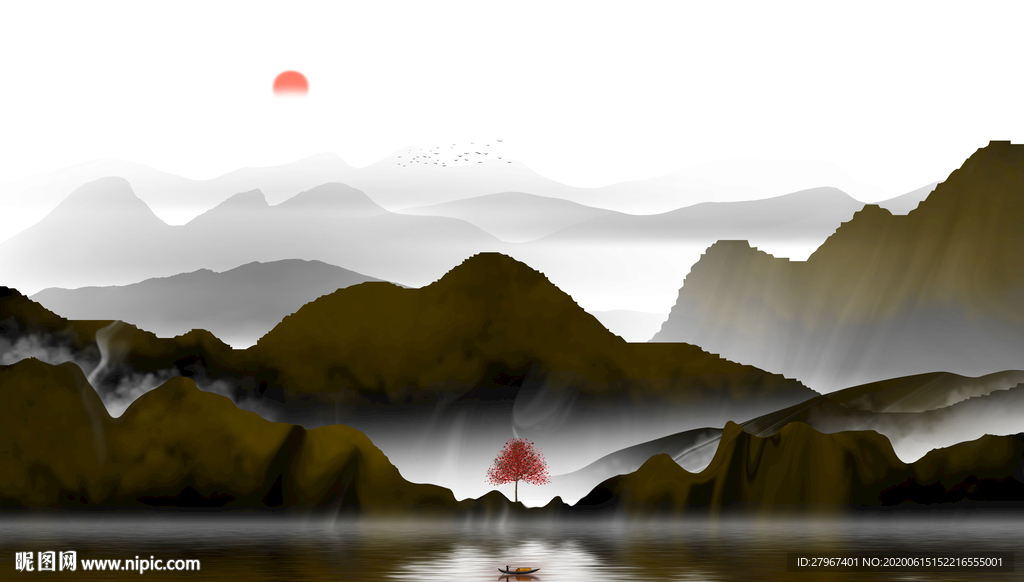 水墨山水