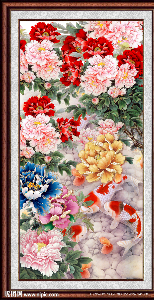 国画牡丹