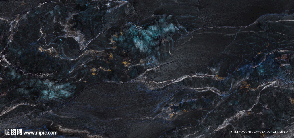 黑色大理石瓷砖设计通道分色