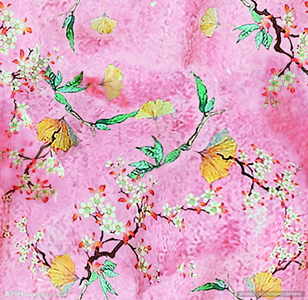 数码印花 大牌花