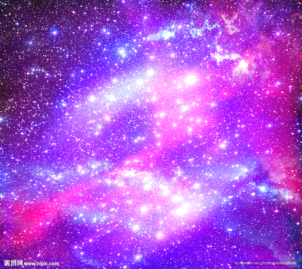 紫色星空