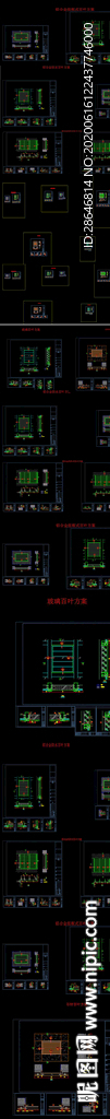 百叶系统CAD图集