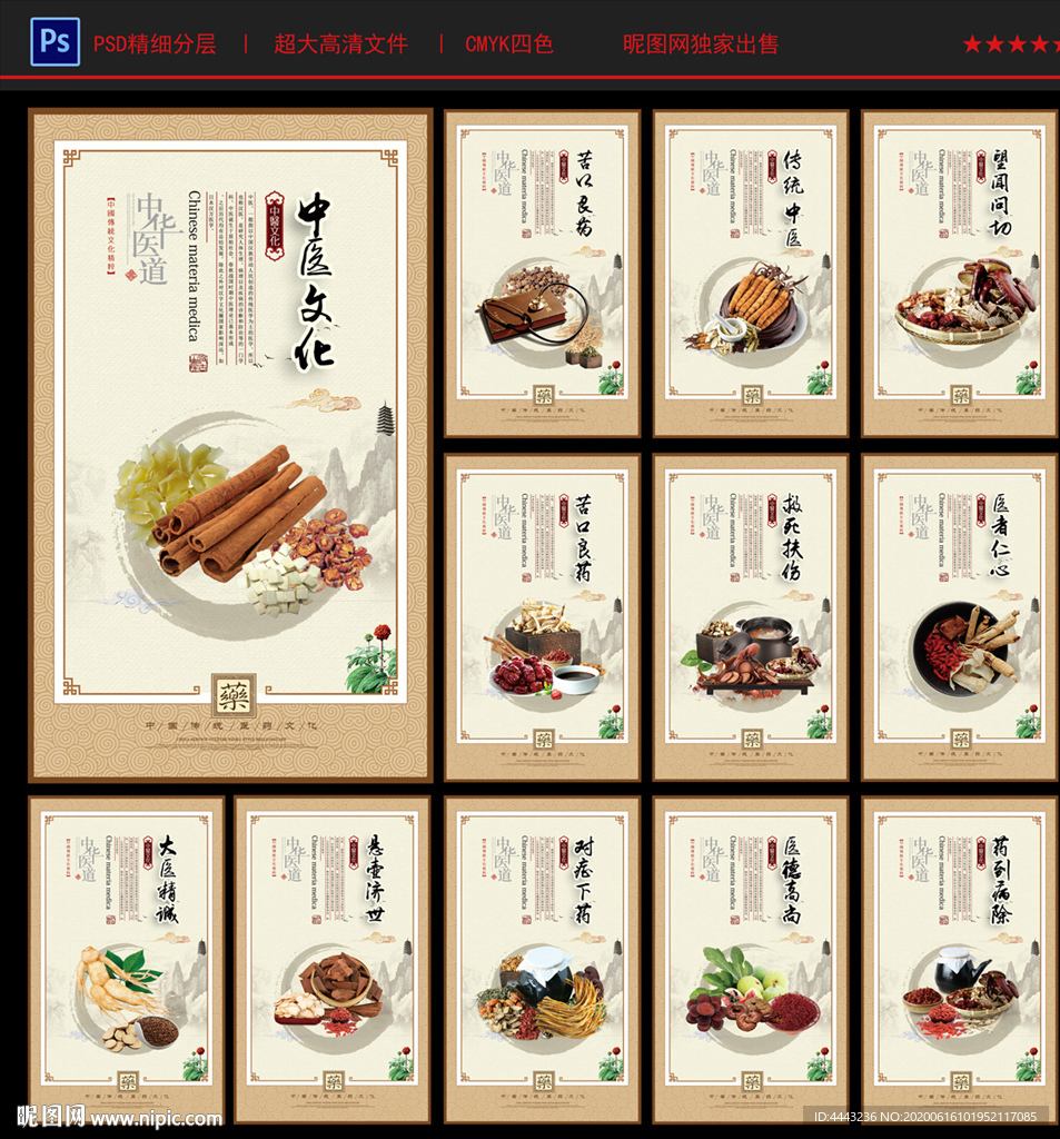 中药展板 中药文化