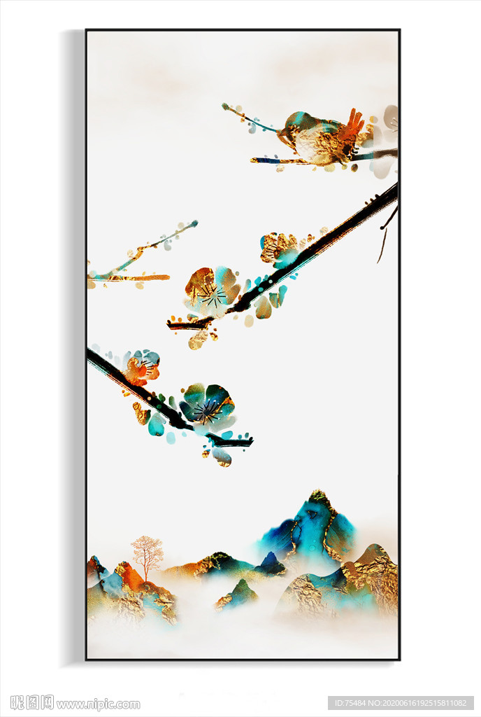 花鸟山水装饰画