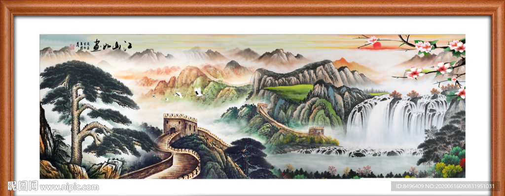 山水画国画山水画