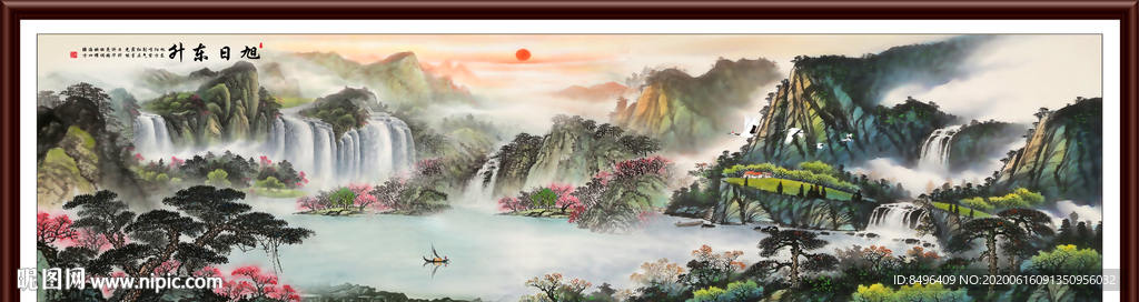 山水画国画山水画