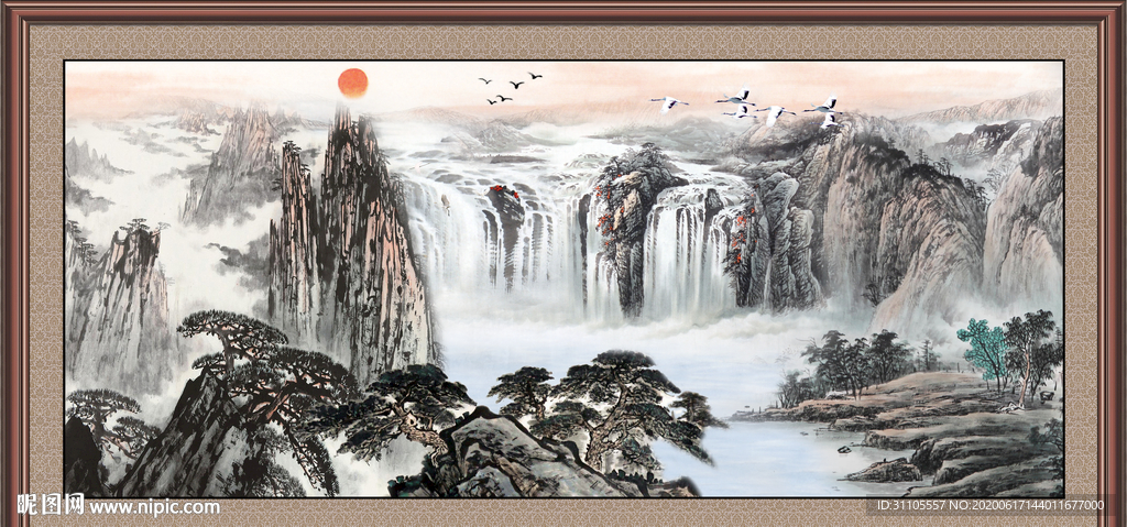 国画山水