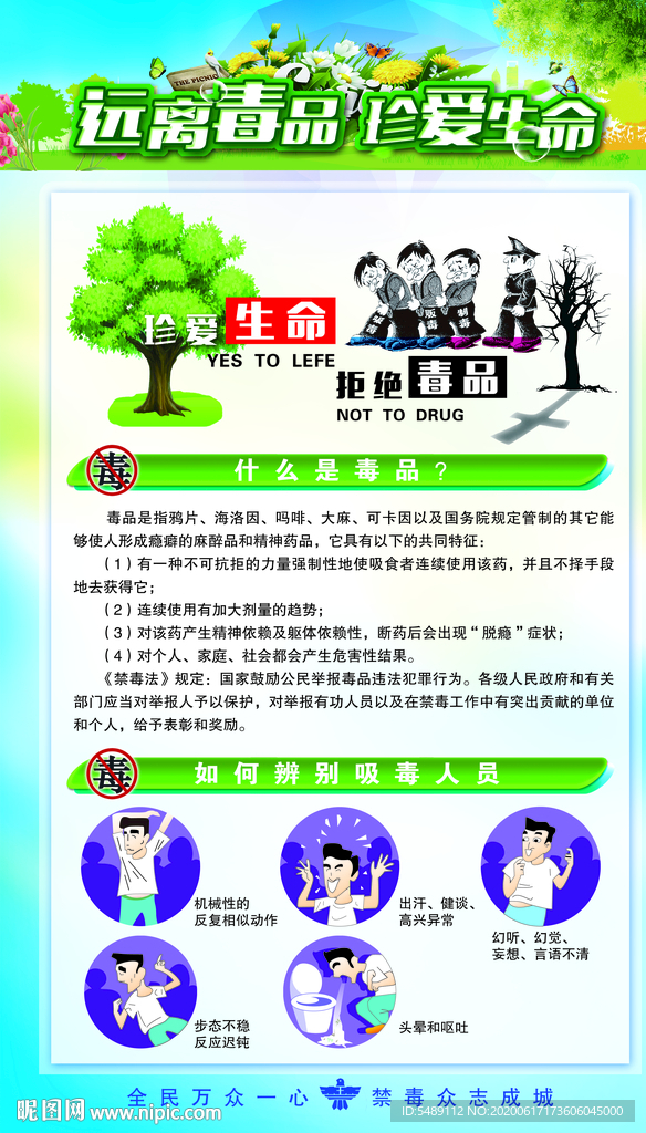 禁毒海报