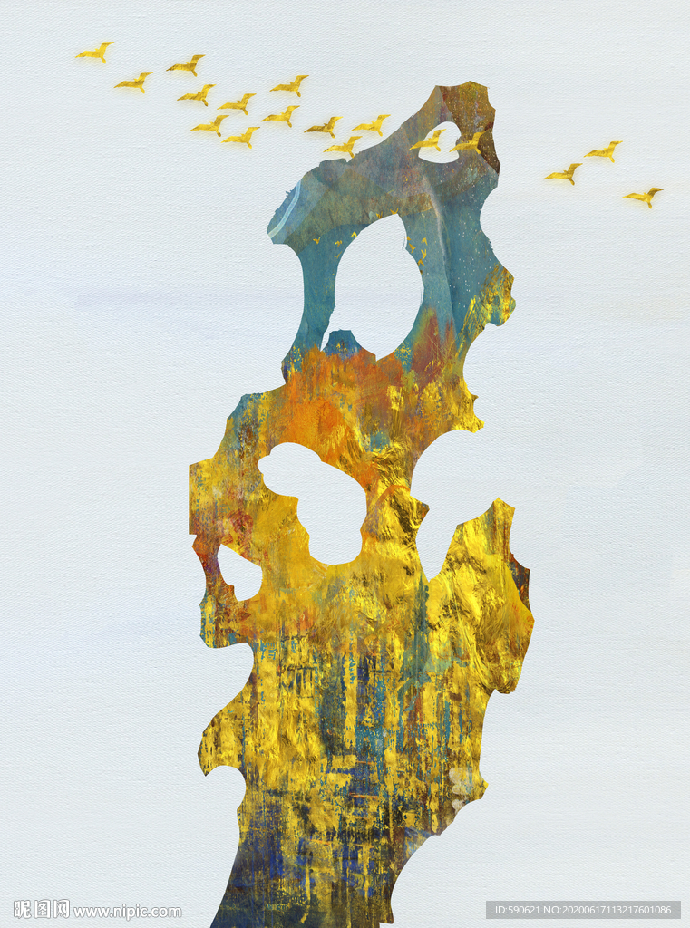 抽象油画
