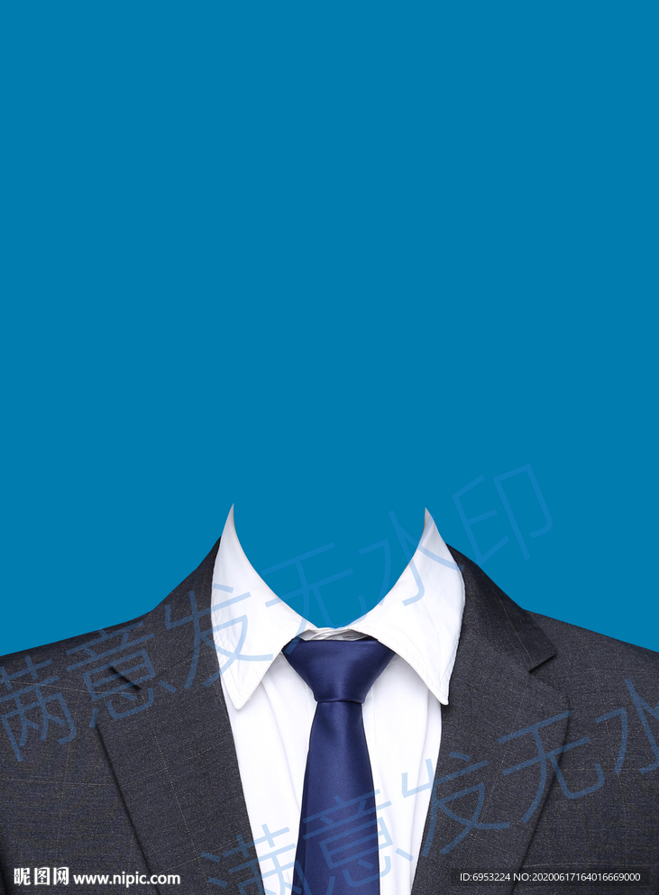 男士西装模板