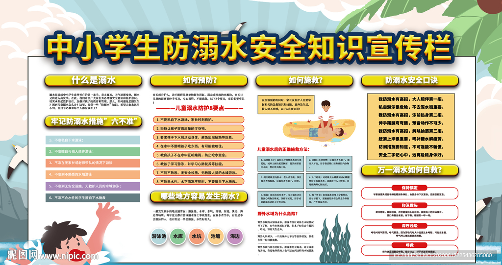 中小学生防溺水宣传知识