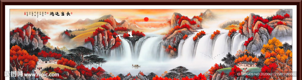 山水画国画山水画