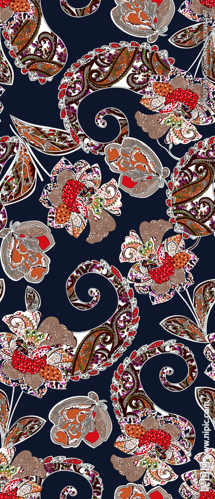 花朵 花型 花纹 手绘 数码