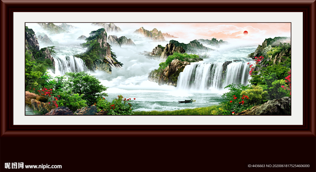 山水画国画山水画