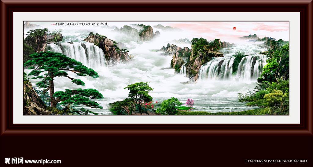 山水画 水墨山水画 意境山水画