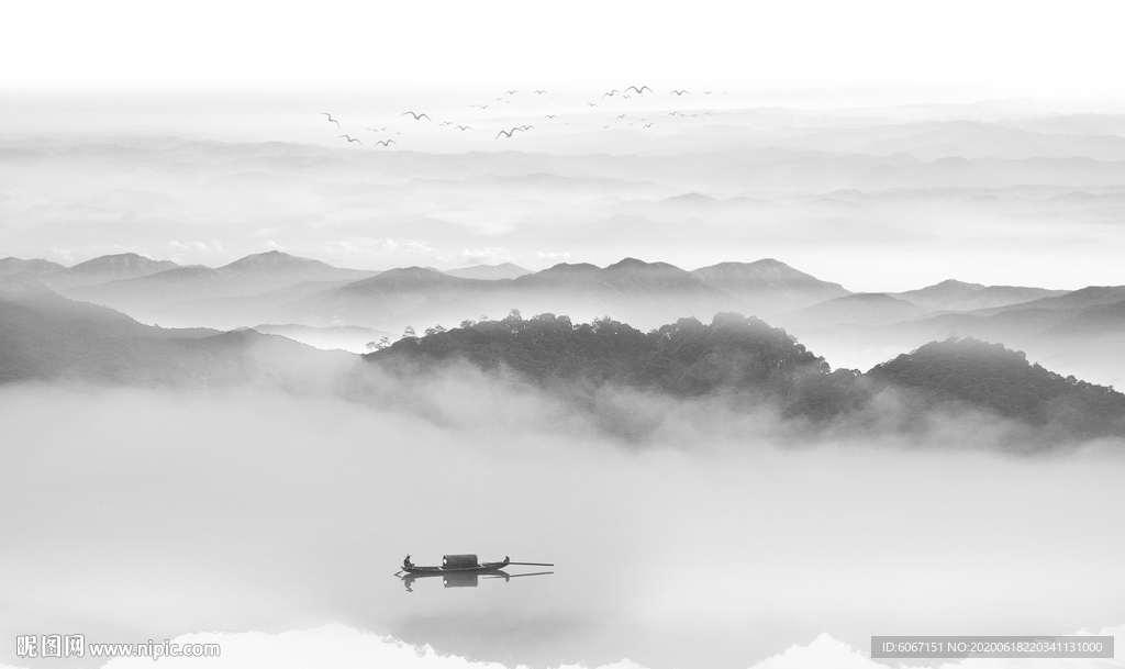 新中式水墨画
