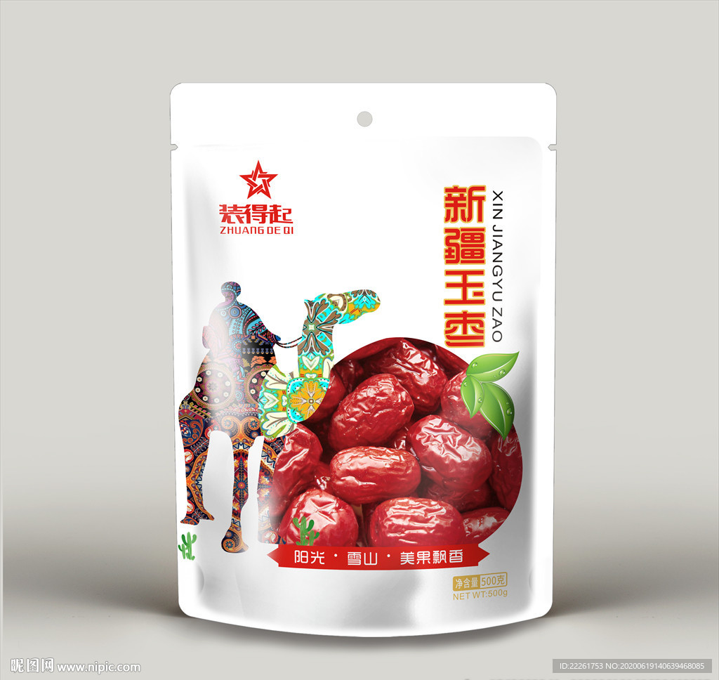 红枣包装图片