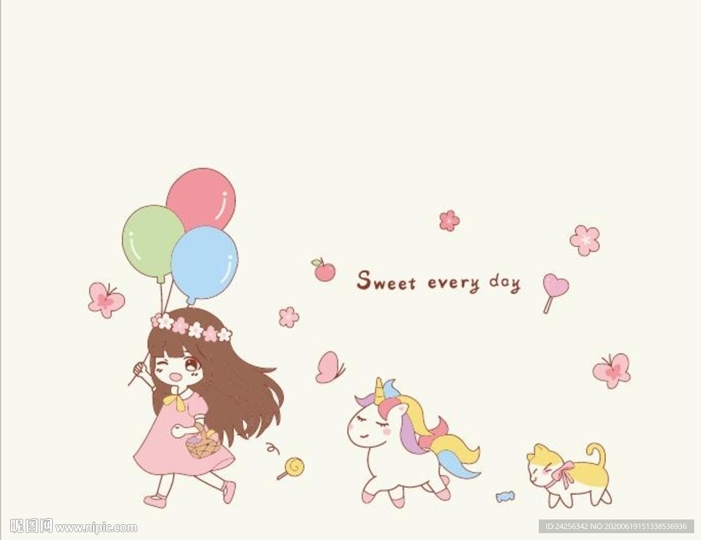 小女孩拿起球