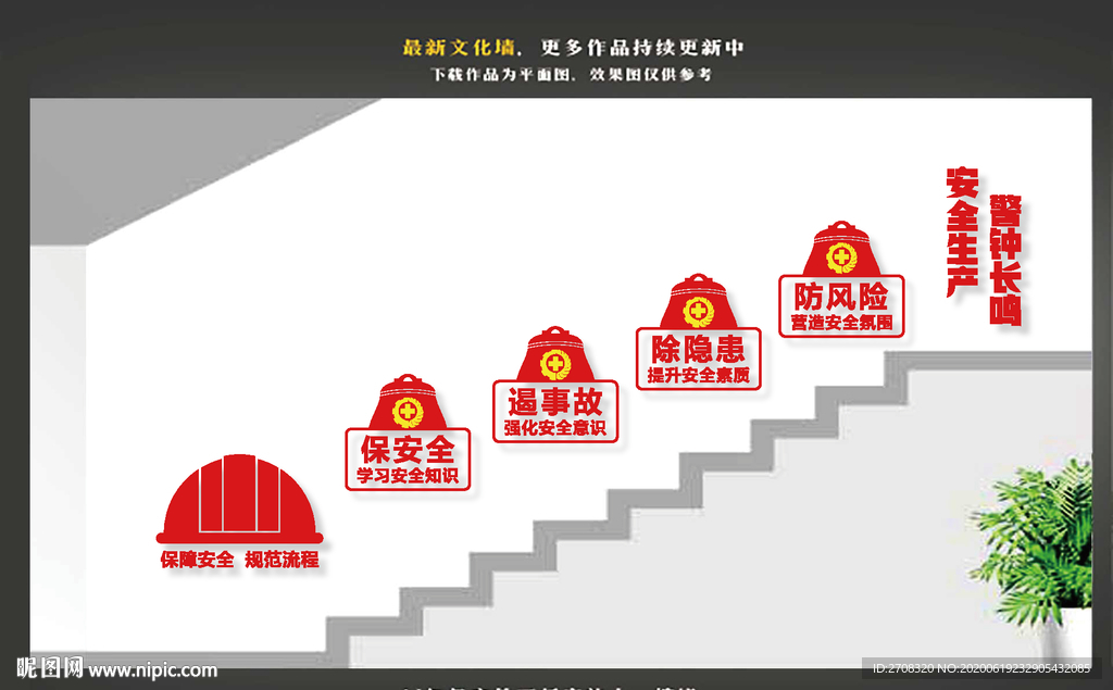 楼道安全生产文化墙