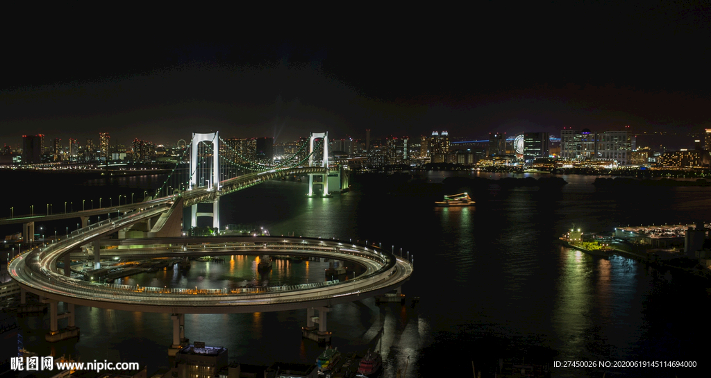 东京市在晚上