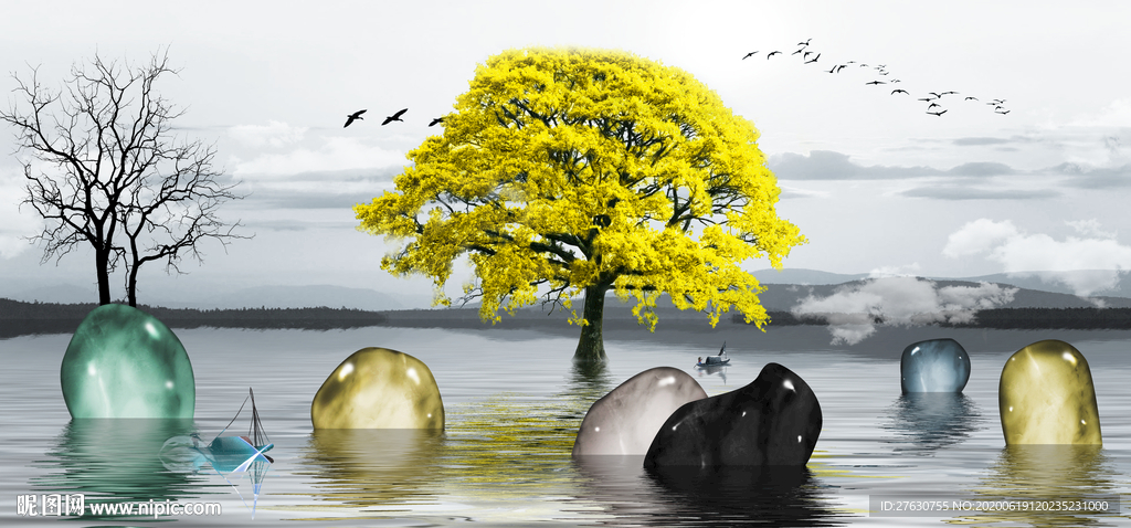 现代轻奢装饰画