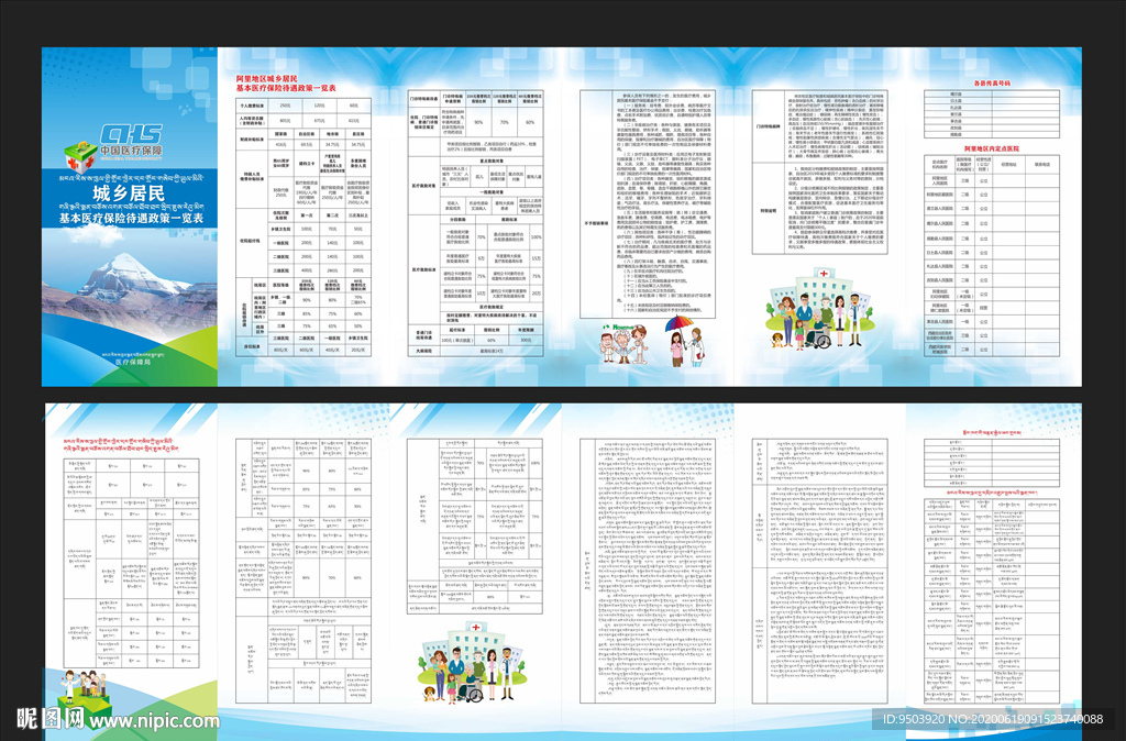 医疗保障折页