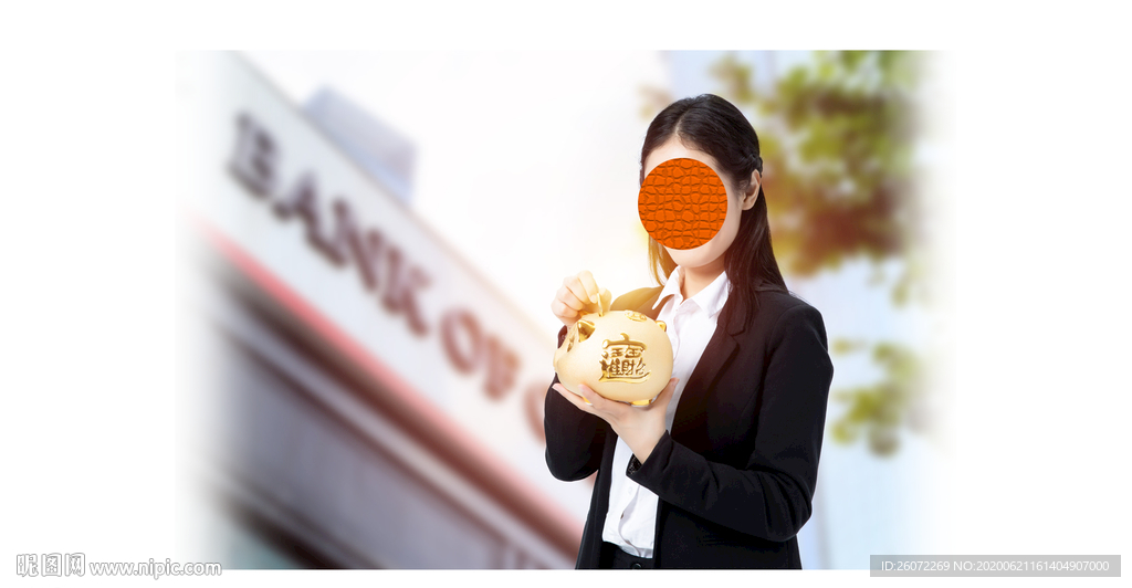 金融商务美女素材