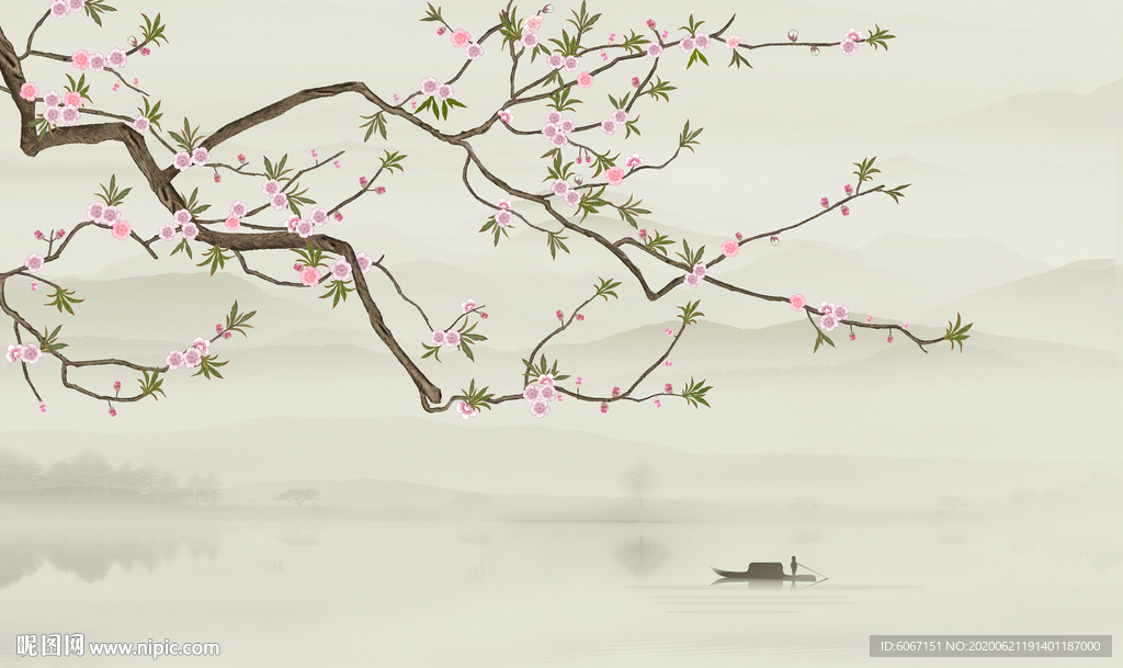新中式山水画