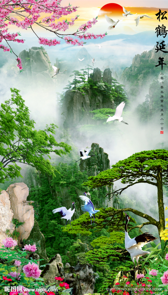 黄山迎客松