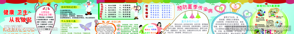 学校健康卫生宣传栏