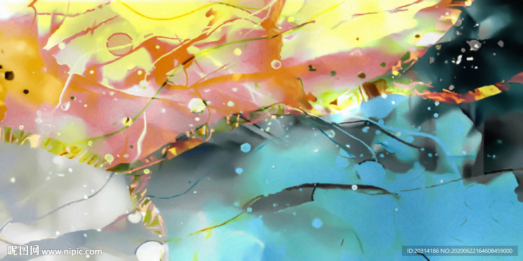 抽象油画