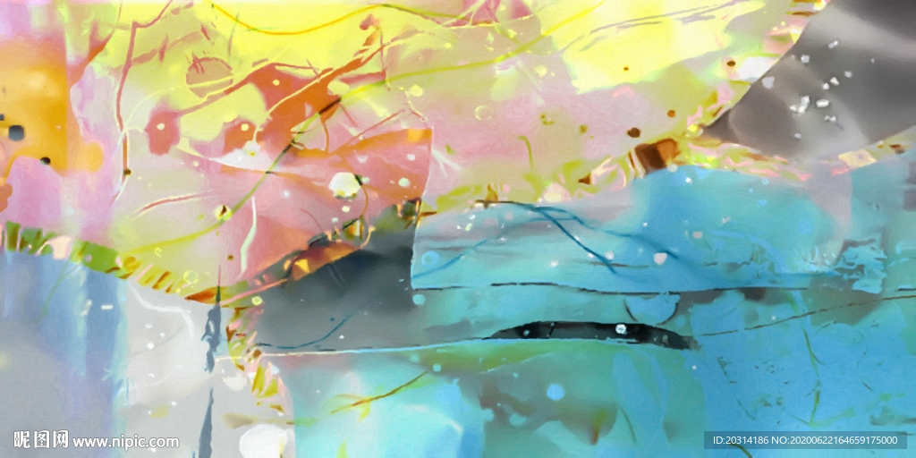现代抽象画手绘装饰画壁画原创画