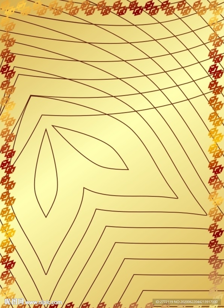 金牌亮晶晶 证书底纹