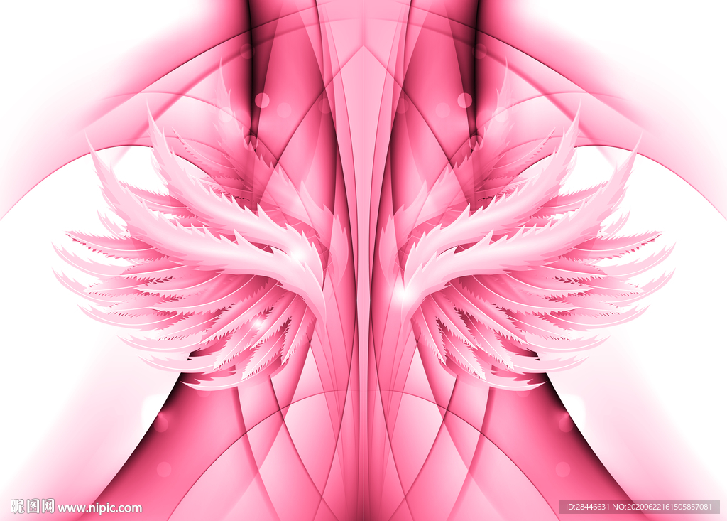 网红翅膀背景墙