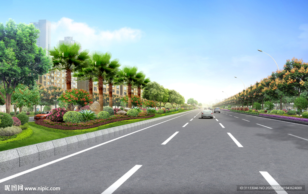 道路景观效果