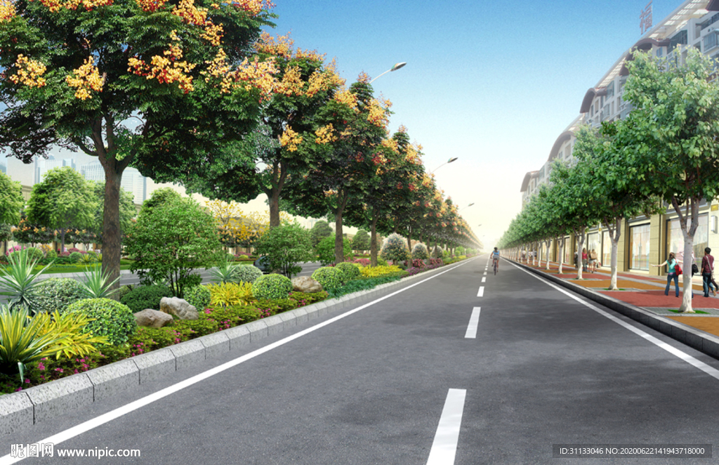 道路景观效果