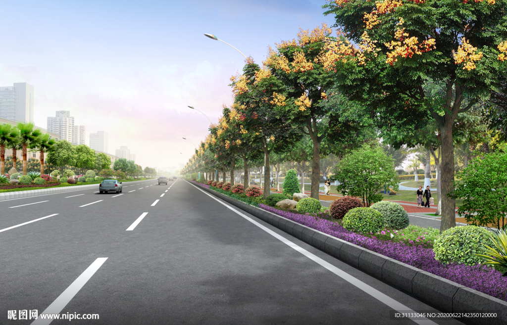 道路景观效果