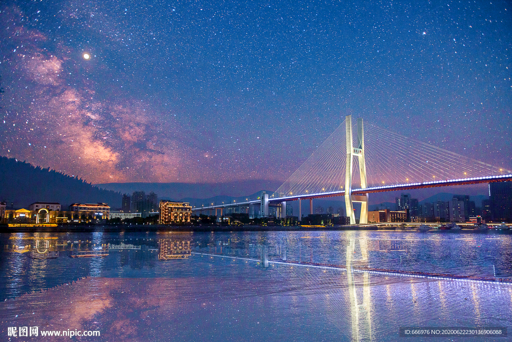 城市夜景海阔天空