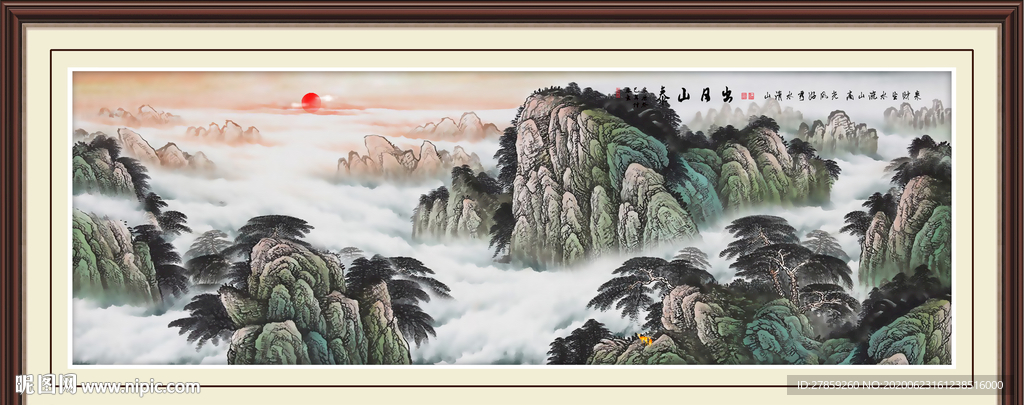 山水画国画山水画
