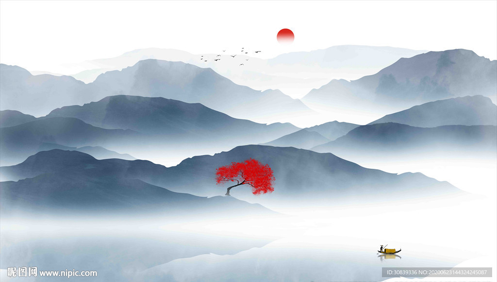 水墨山水