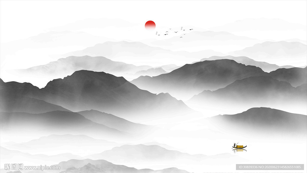 水墨山水