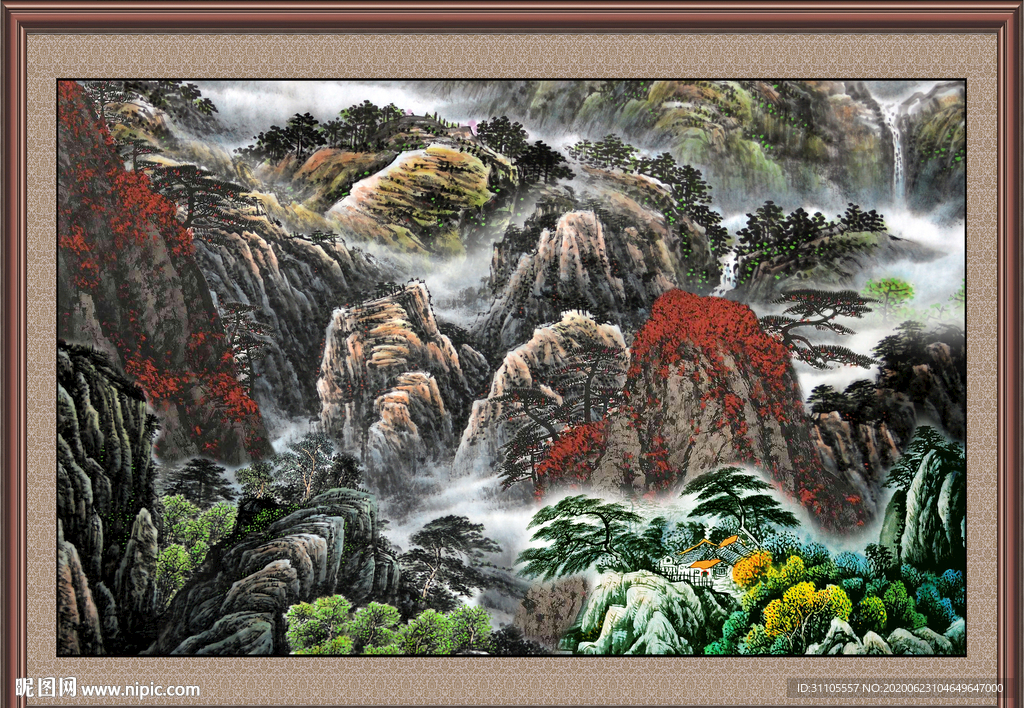 巨幅山水画 巨幅山水 巨幅国画