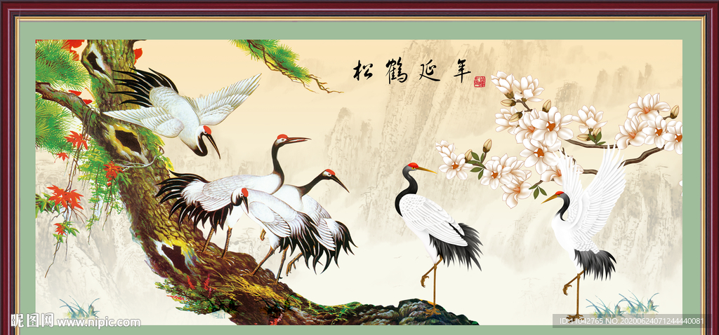 松鹤图