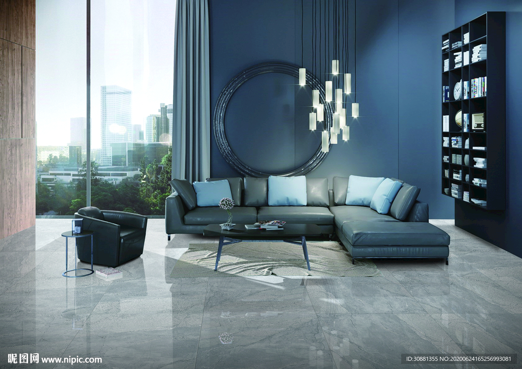 大板客厅效果图