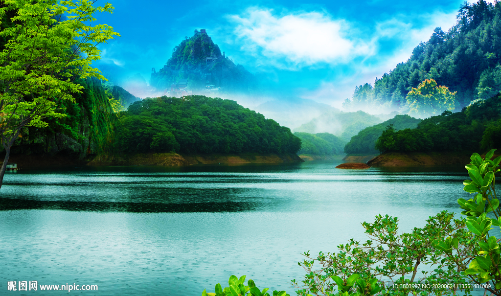 风景画 山水画 山水风景