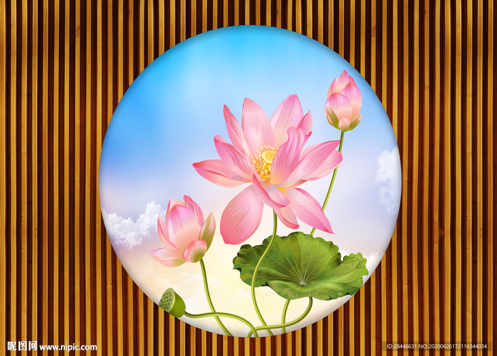 新中式电视背景墙