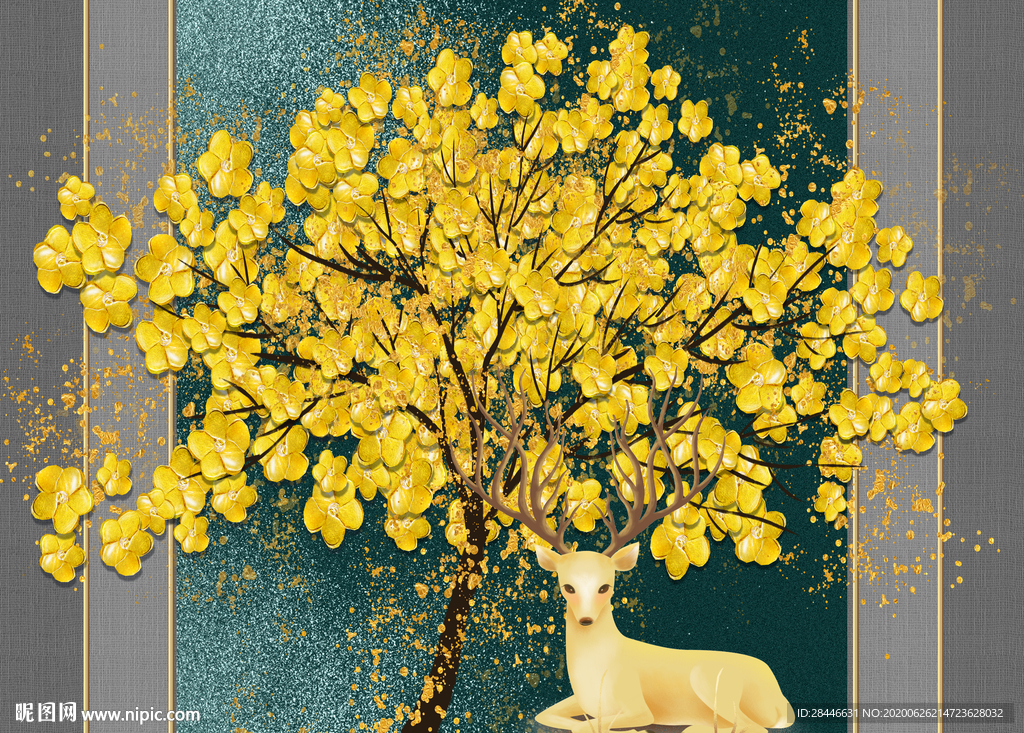 新中式电视背景墙