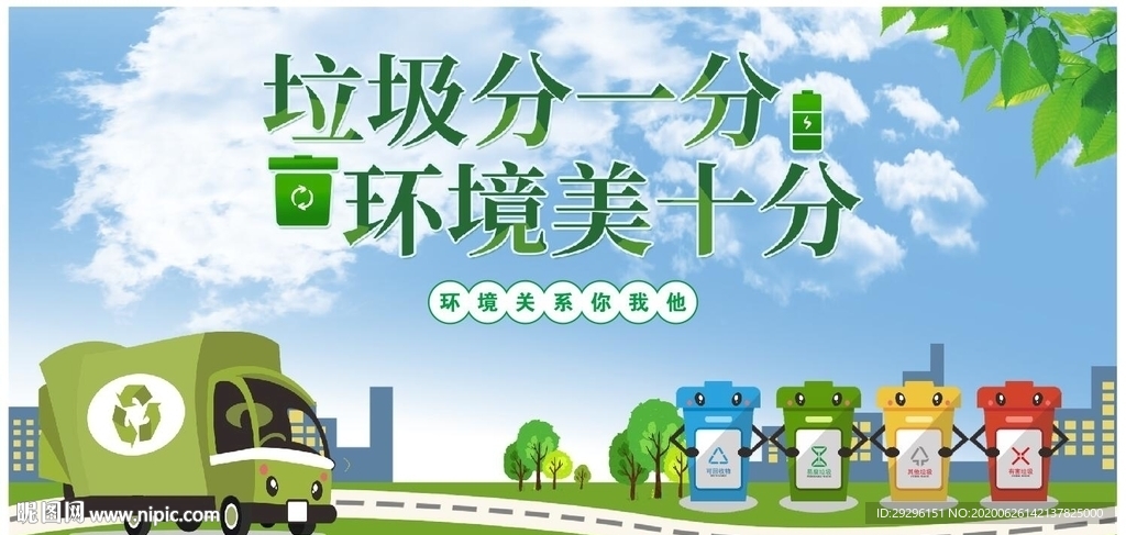垃圾分一分环境美十分